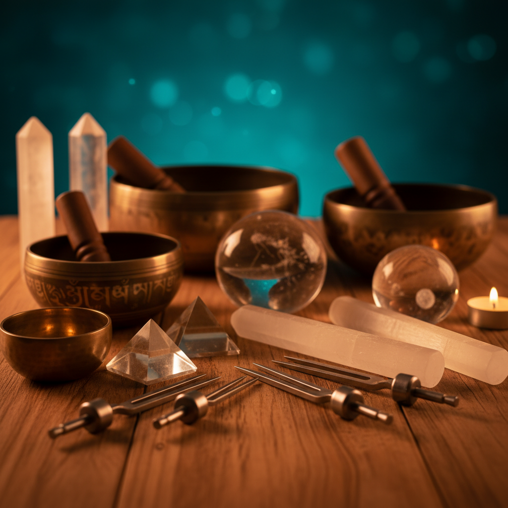 Klangschalen und Klanginstrumente